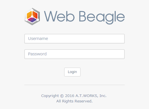 図2-10 ログイン画面