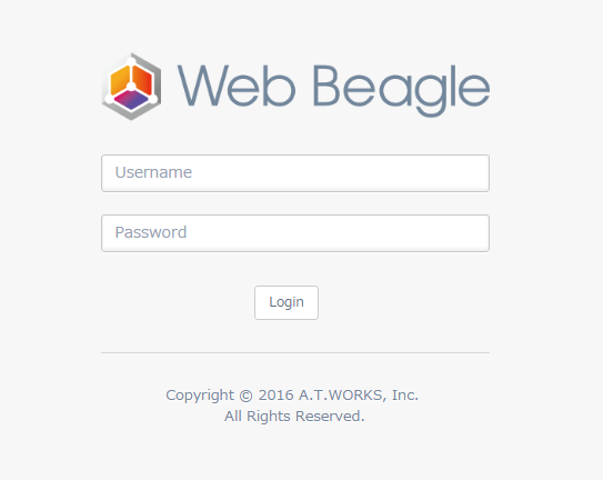 図5-1 ログイン画面
