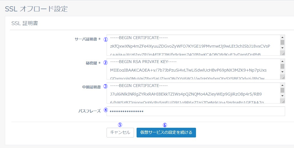 図5-28 SSL オフロード設定
